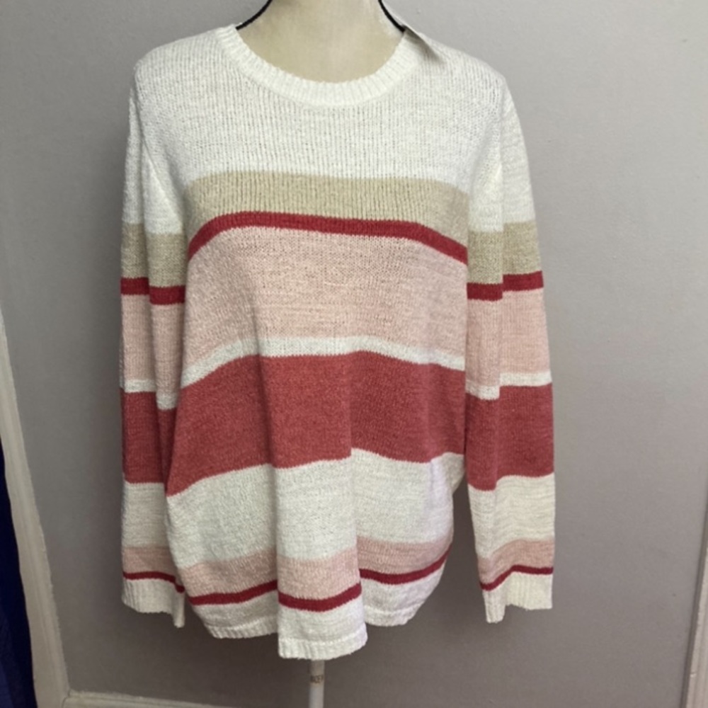 9-28 Workshop Republic sweater stripe XL NWT